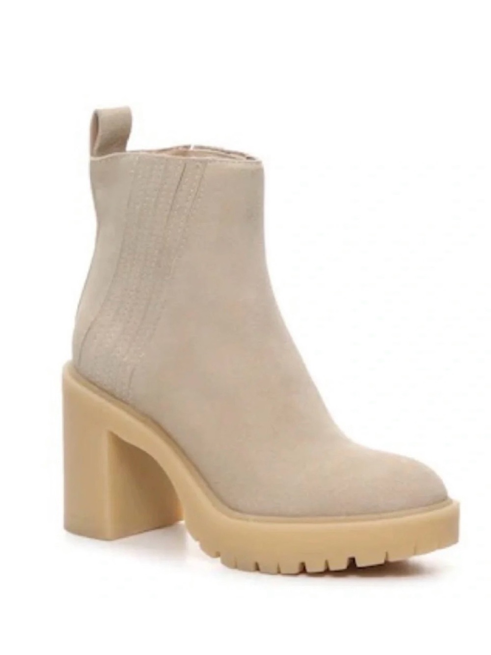 Dolce Vita Celia Bootie - Chelsea Platform Ankle Boot in Dune